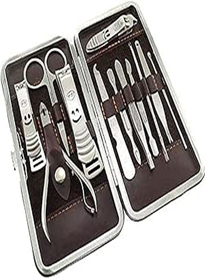 Nail Care Personal Manicure & Pedicure Set Travel & Grooming Kit- 12 Piece