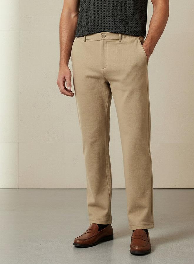 Iconic Men Regular Fit Trousers - Image 1