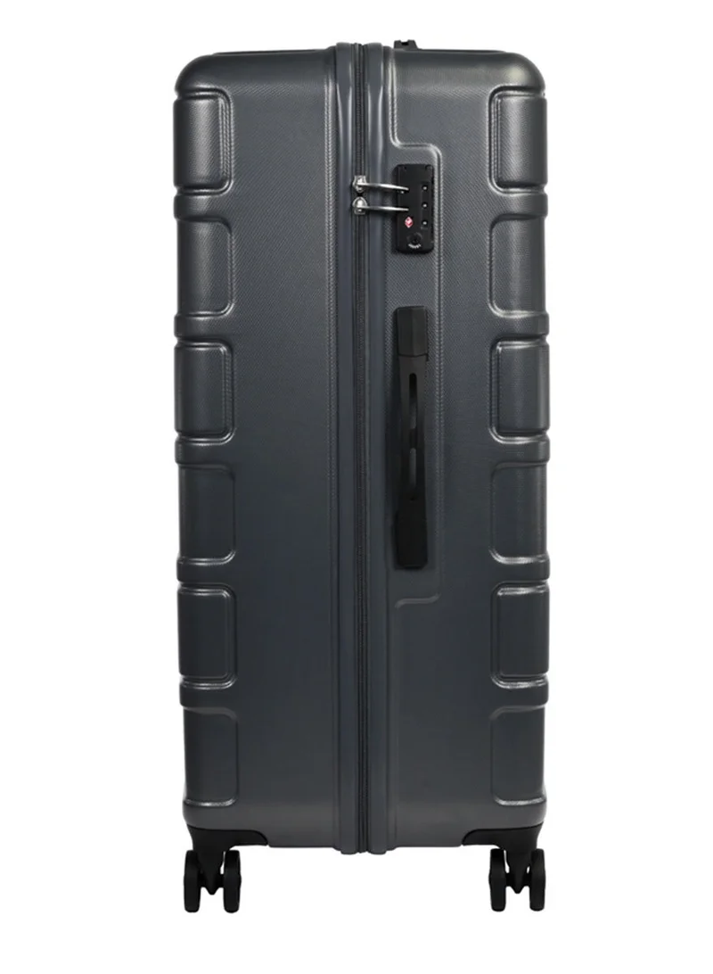 AMERICAN TOURISTER  Bricklane Suitcase, Check-In Size 80 cm / 30 inch, 4 Spinner Wheels, Hard Top, ABS, Dark Shadow|Scratch Resistance|TSA Lock|Inner Mesh Pocket - 3 Years International Warranty  | Best Price UAE