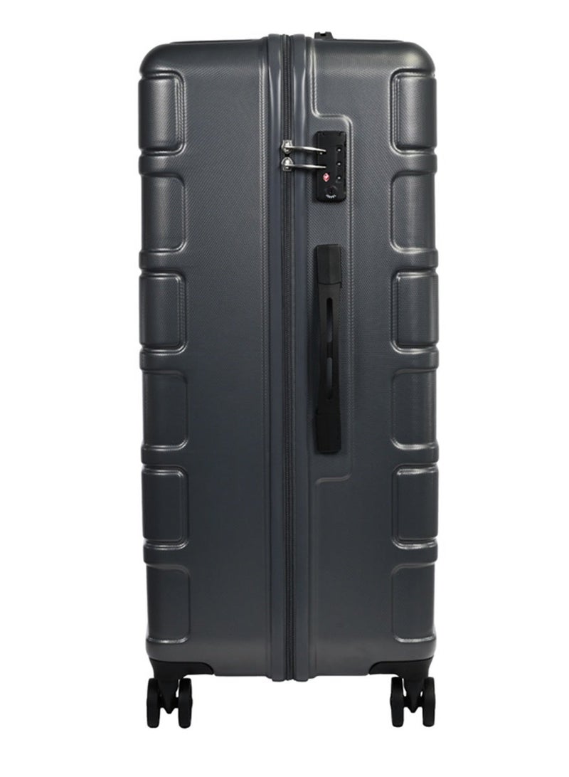 AMERICAN TOURISTER حقيبة سفر بريكلاين، حجم تسجيل 80 سم / 30 بوصة، 4 عجلات دوارة، قمة صلبة، PC، ظل داكن | مقاومة للخدوش | قفل TSA | جيب شبكي داخلي - ضمان دولي لمدة 3 سنوات - Image 3