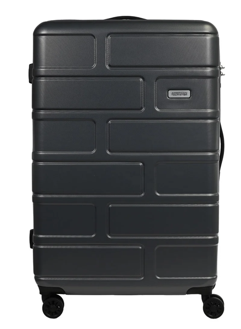 AMERICAN TOURISTER  Bricklane Suitcase, Check-In Size 80 cm / 30 inch, 4 Spinner Wheels, Hard Top, ABS, Dark Shadow|Scratch Resistance|TSA Lock|Inner Mesh Pocket - 3 Years International Warranty  | Best Price UAE