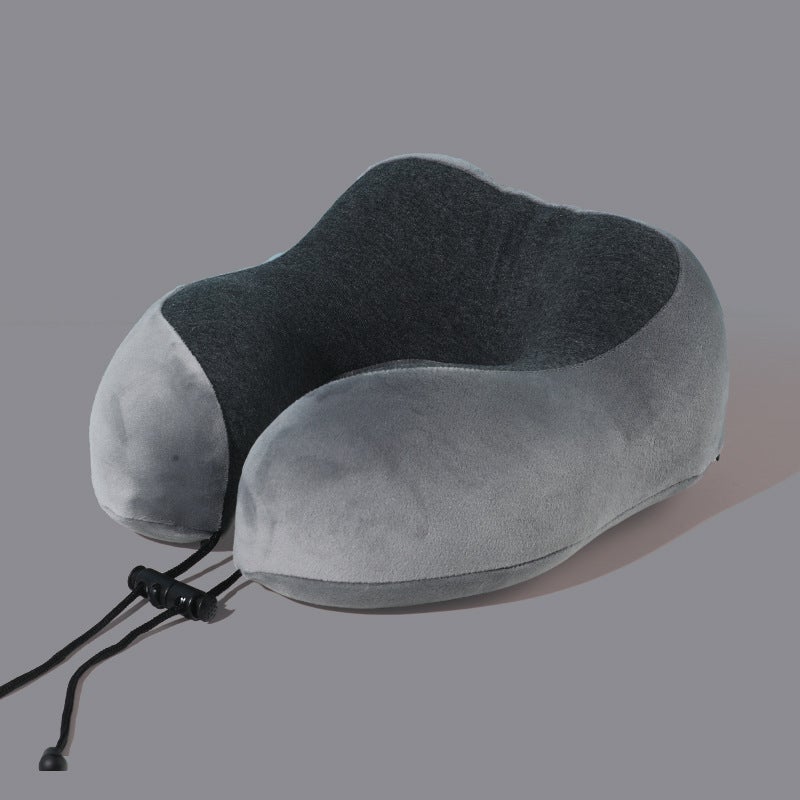 Memory Foam U-Shaped Pillow Slow Rebound Nap Neck Protection Pillow Collocable Travel Aircraft Neck Pillow Logo - Image 1