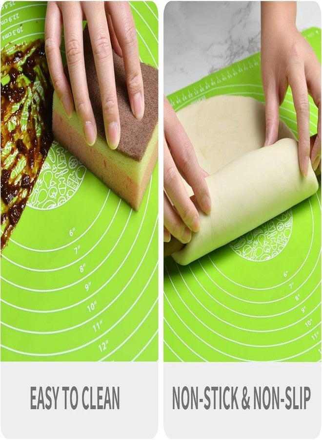 Casa Azul Silicone Roti Mat - Food Grade Chapati Rolling Mat, 50 x 40 cm, BPA Free Non-Stick, Anti-Slip, Stretchable Mat for Baking & Cooking - Image 5
