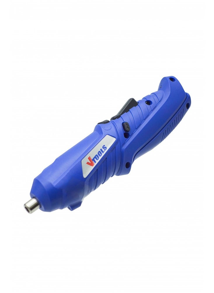 VTOOLS 3.6V Cordless Electric Screwdriver Set Rechargeable with 9pcs Bit Set & 1 Bit Holder Rotating Handle LED Light USB Charge  - Image 2