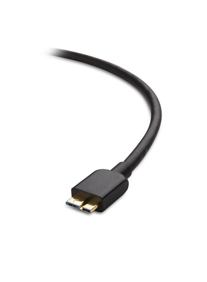 Cable Matters 2-Pack Short Micro USB 3.0 Cable 3 ft (External Hard Drive Cable, USB to USB Micro B Cable) in Black - Image 5