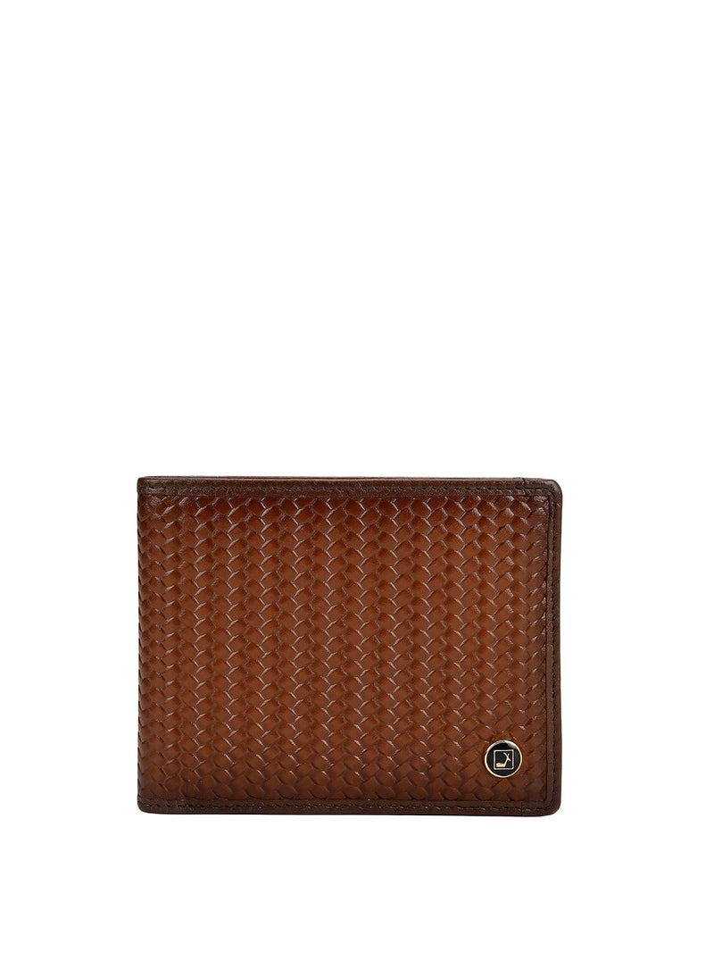 Da Milano Genuine Leather Brown Mens Wallet - Image 1