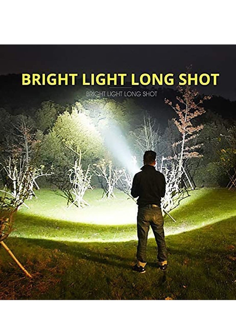 3000 -10000 Lumen High Power LED Waterproof Flashlight Lamp Ultra Bright 3 Mode Most Powerful 50W XLM-P70 LED USB Rechargeable Flashlight Torch 2 Lithium Battery - Image 5