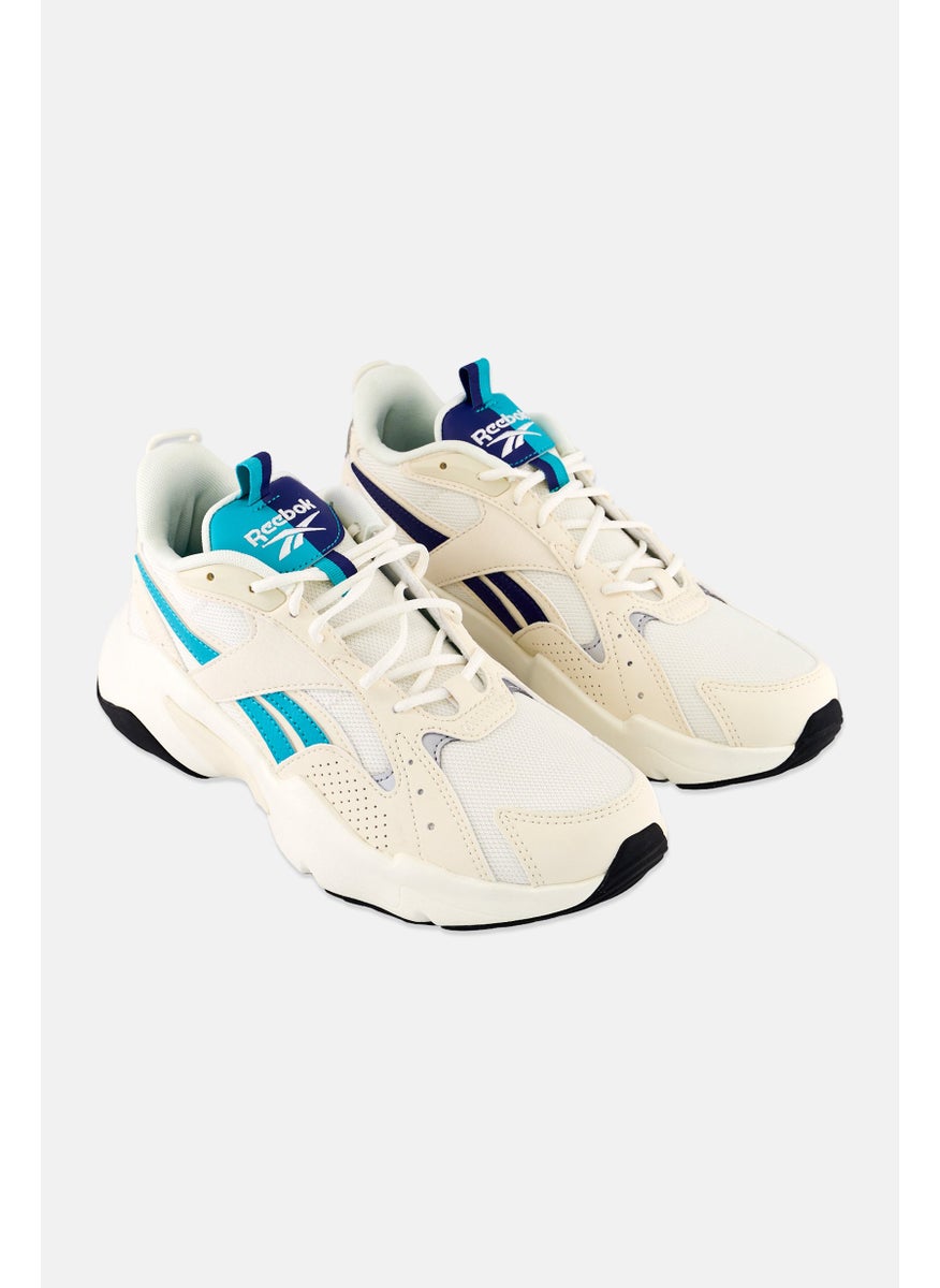 Reebok Men Reebok Turbo Restyle Lace Up Running Shoes, Chalk  - Image 1