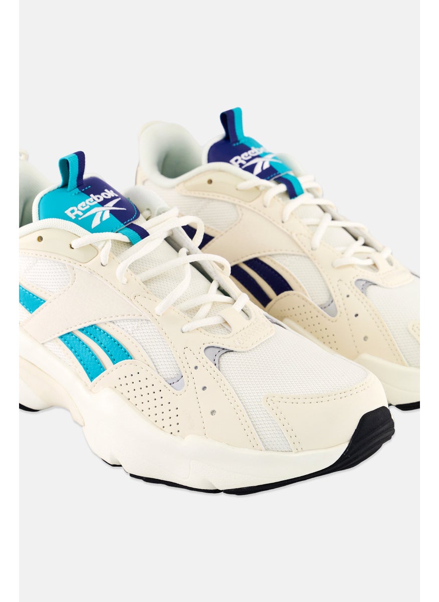 Reebok Men Reebok Turbo Restyle Lace Up Running Shoes, Chalk  - Image 3