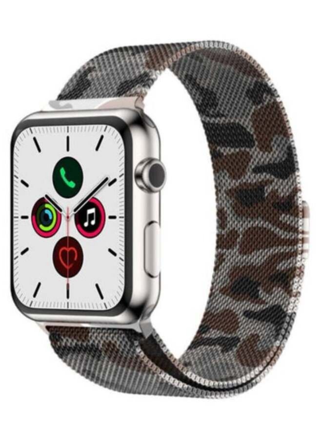 ACLIX Replacement Band For Apple iWatch Series 5/4/3/2/1 42-44mm Brown Camouflage