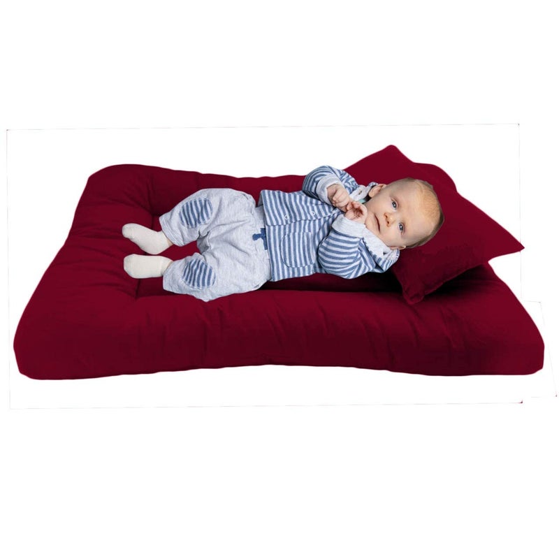 NEXTGO New Born Baby Bedding for Cotton Mattress Pad Home Washable Set 4 Pic Combo 0 to 12 Months Size 20 30 Inch - Image 4