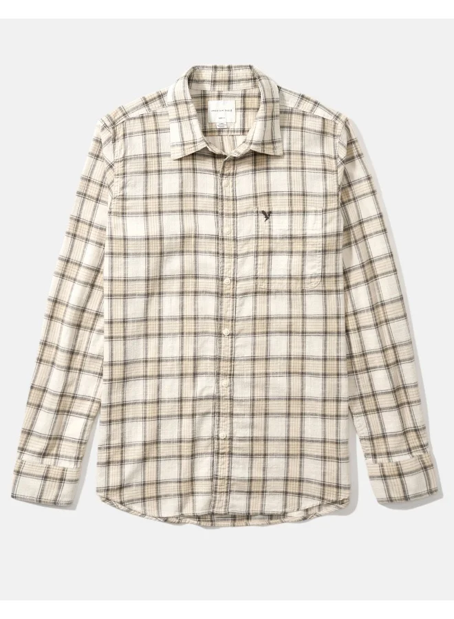 American Eagle Checked Slim Fit Shirt