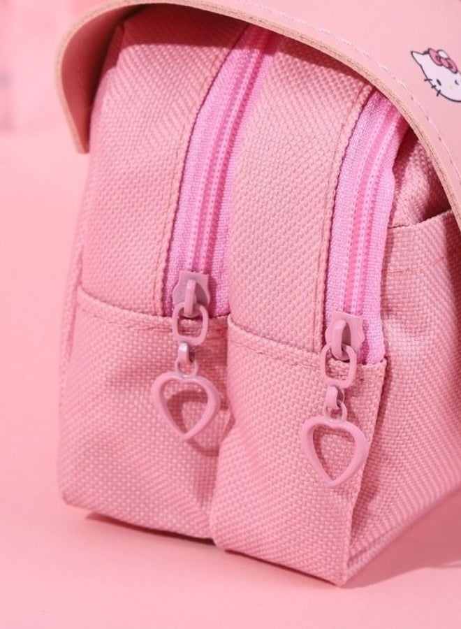 هالو كيتي حقيبة أقلام لطيفة، حقيبة أقلام كبيرة من طراز ”كاواي“، من اللوازم المدرسية، هدية رائعة للأطفال والمكاتب والمدارس، مناسبة للفتيات - Image 4