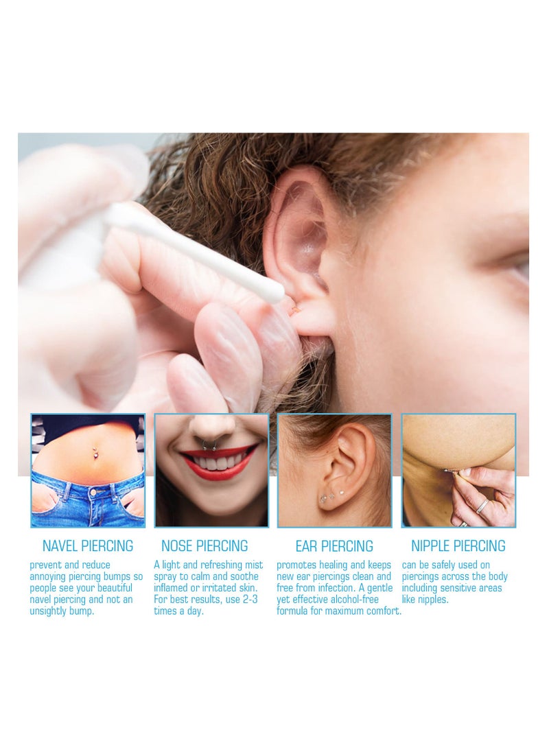 SOUTH MOON Ear Piercing Care Spray, Soothes Pain, Cleans and Prevents Clogging, Removes Odors Reduces Swelling, Infection, Relieves Pain Swelling  - Image 3