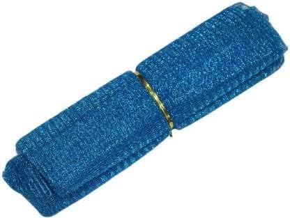VRCT Net Fabric Tulle for Gift Wrapping Multicolored, Trousseau Packing, Party Hall Decoration, Bouquet, Car, Christmas, Birthday Decoration Length 5 Meter Pack of 1 (Blue) - Image 1