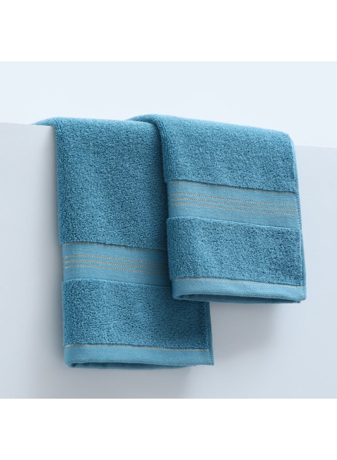 Cotton Square 35*35cm Student Simple Absorbent Plain Color Soft Embroidered Logo Cotton Square