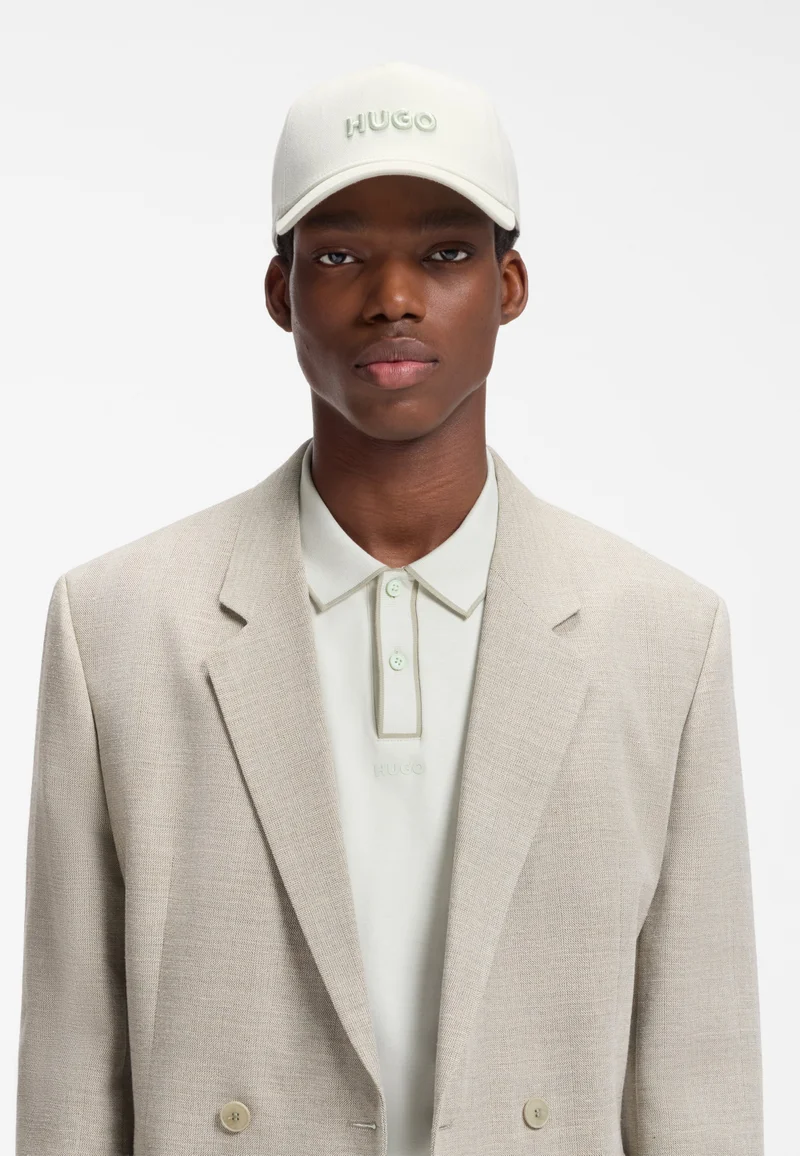 HUGO Light Green Cotton-twill cap with logo for Men | Best Price UAE