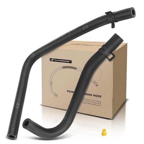 A-Premium APremium 2PCS Power Steering Return Line Hose Assembly Compatible with Nissan NV1500 20122016 NV2500NV3500 20122017 Cooler Inlet Cooler Outlet - Image 1