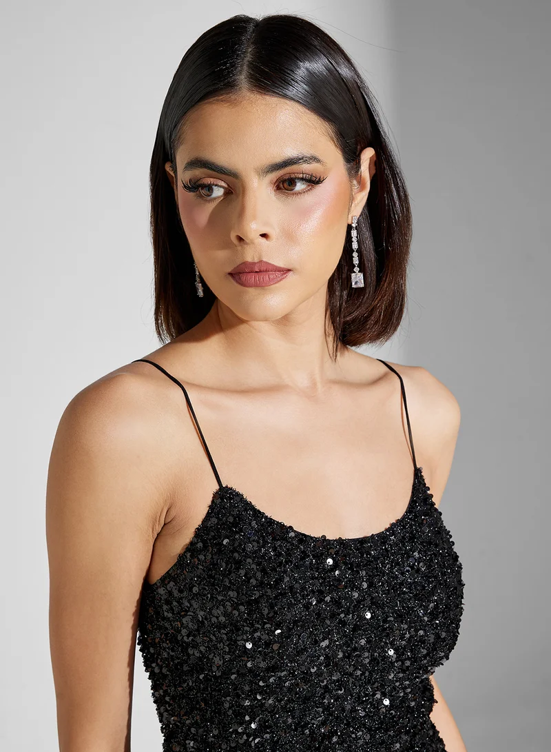 Ella Limited Edition Sequin Slip Dress