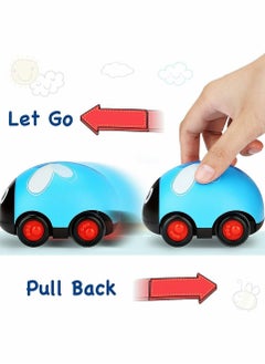 Y&D Animal Pull Back Toy Car, Cartoon Type Friction Power Car Game Set, Push and Toy, Party Gift, Gift for Boys Girls Over 3 Years Old (4 Pieces)  - Image 2