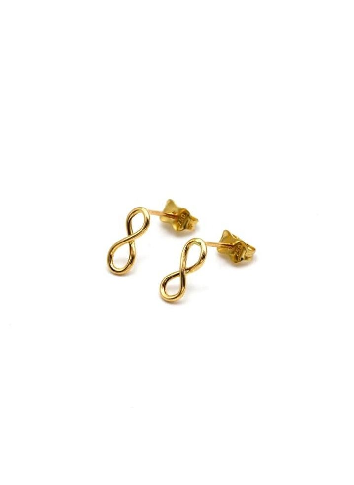 Real Gold Plain Infinity Stud Earring Set 9918 E1798 - pzsku/Z7F34E4CA5F335F776F73Z/45/_/1667458585/243cdd19-9e84-4dd6-8cc7-a56af3a82c04