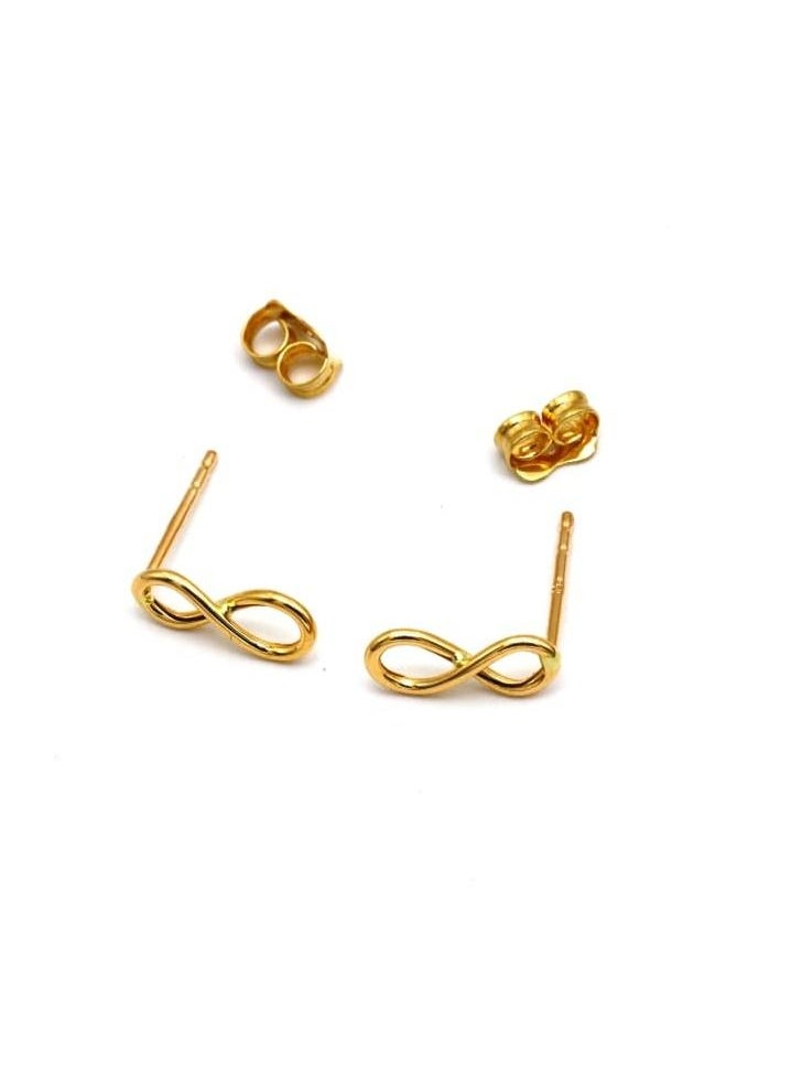 Real Gold Plain Infinity Stud Earring Set 9918 E1798 - pzsku/Z7F34E4CA5F335F776F73Z/45/_/1667458585/ef559508-af25-4363-87d4-dfe0d8843dea