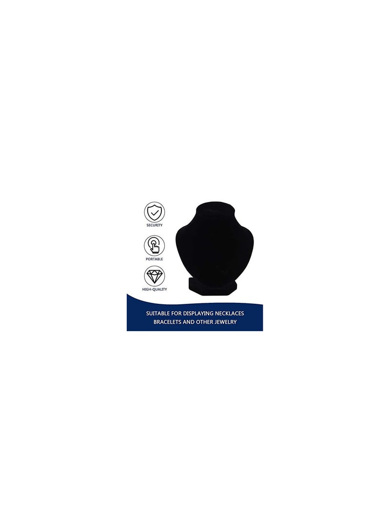 GGOOT Black Velvet Fabric Mannequin Display Stand Necklace Jewelry Pendant Holder Decorate 16 * 14 for Displaying Necklaces Bracelets~ - Image 5
