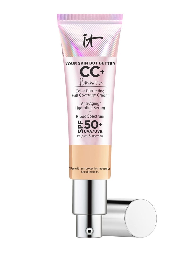 It Cosmetics CC+ Illumination Cream with SPF 50+ 32 ml, Medium - Image 1