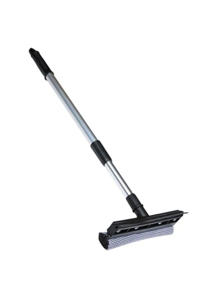erorex All- Window Squeegee with Extendable Stainless Steel Pole Dual- side Squeegee Window Cleaner Telescopic Glass Scraper Wiper Window Cleaning Tool - Image 4