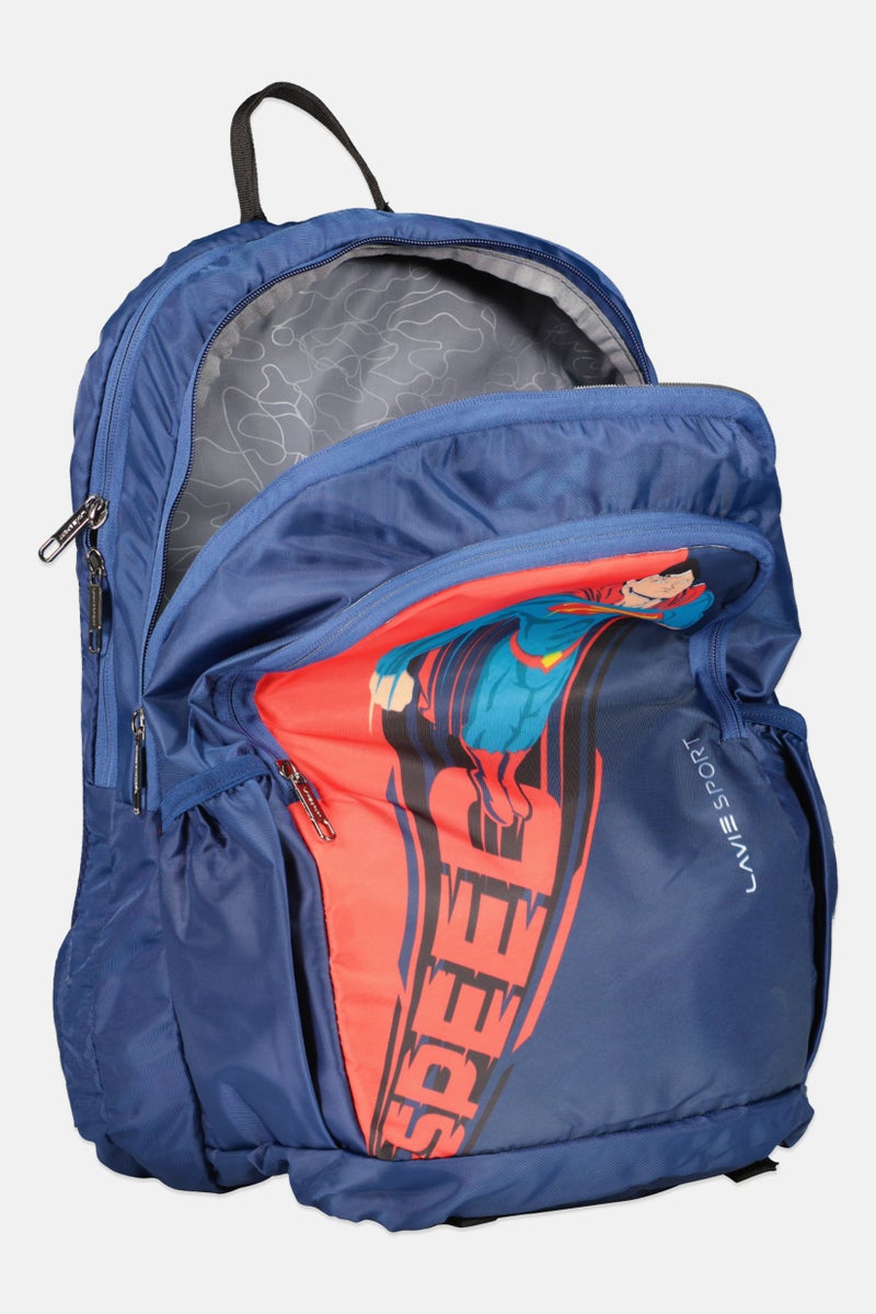 Lavie حقيبة ظهر سوبرمان للأطفال الأولاد، كحلي - Image 3