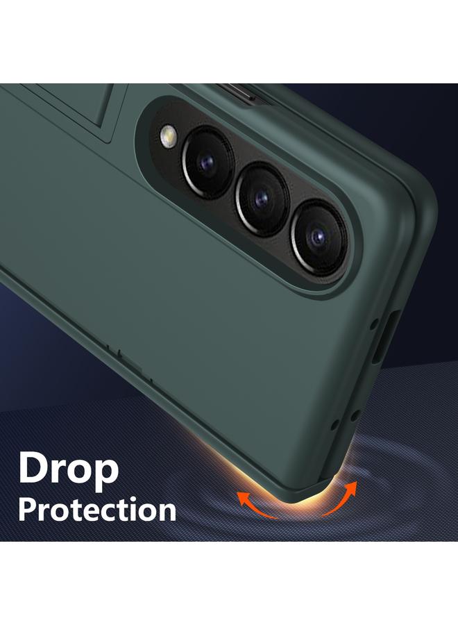 اس-توب جراب لهاتف Samsung Galaxy Z Fold4 جراب هاتف شامل مقاوم للصدمات مع حامل - Image 4