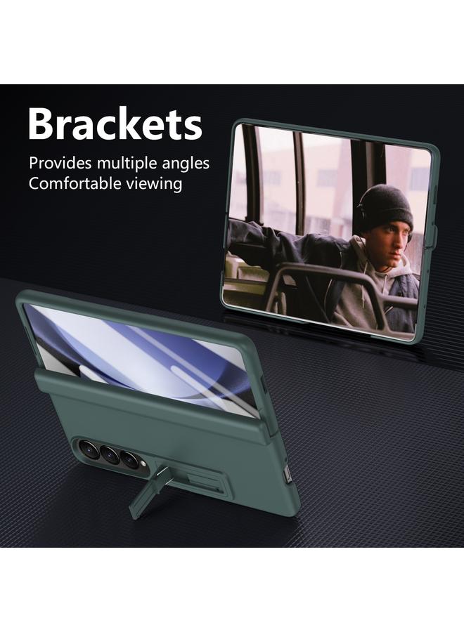 اس-توب جراب لهاتف Samsung Galaxy Z Fold4 جراب هاتف شامل مقاوم للصدمات مع حامل - Image 3