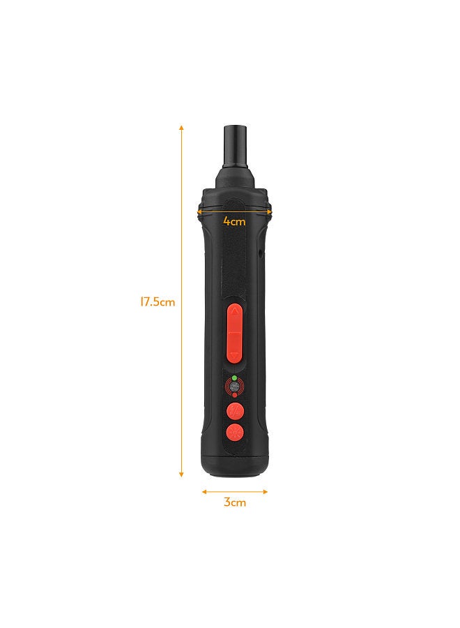 4V Cordless Electric Screwdriver Kit Handheld Mini Screwdrivers 1500mAh Contact-Free Electric Testing Dual LED Working Lights Rear Flashlight 19 Pieces Screwdriver Bits  - Image 2