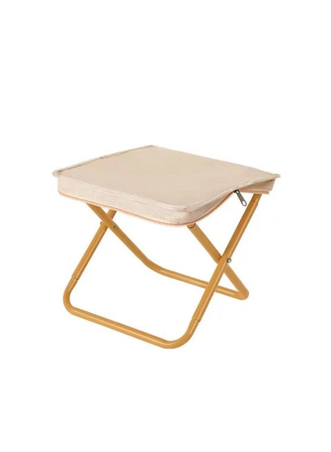 كرسي قابل للطي خفيف الوزن محمول ومسند للقدمين قابل للطي للتخييم في الهواء الطلق والنزهات وصيد الأسماك والمشي لمسافات طويلة والشاطئ وأدوات السفر