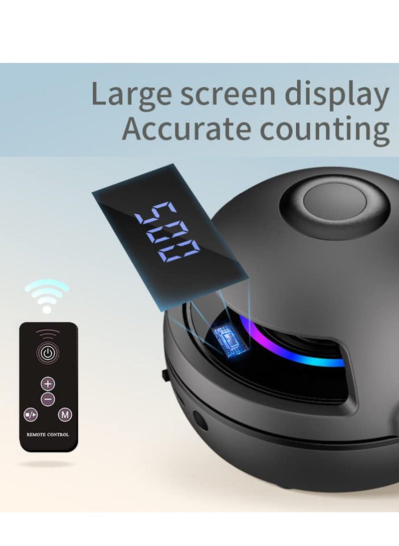 Generic - Smart Rope Skipping Machine With Bluetooth Speakers，Workout & Gym Rope with 10 Speed Adjustment, LED Display Training Counter Electric Rope Skipping Compatible Music Function - Image 1