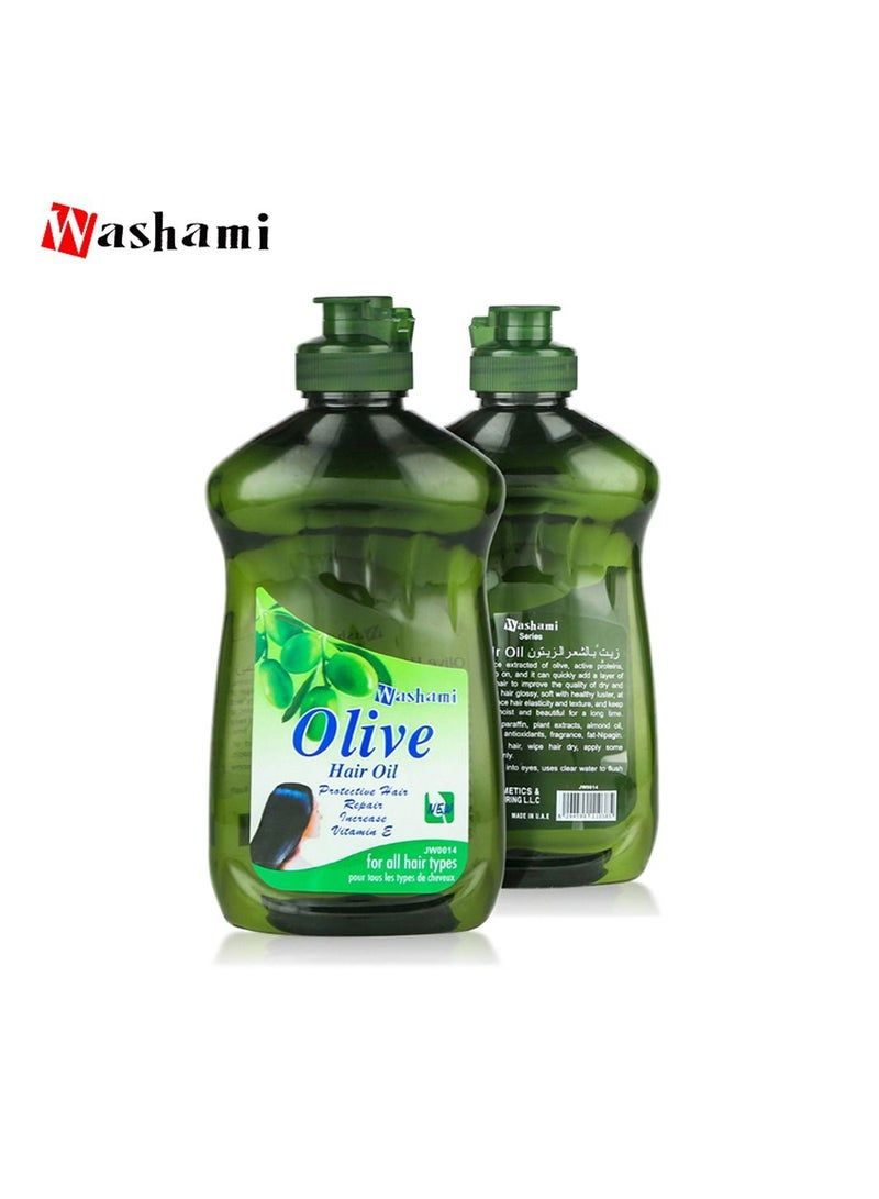 Washmi Nourshing Olive Hair Oil - Image 1