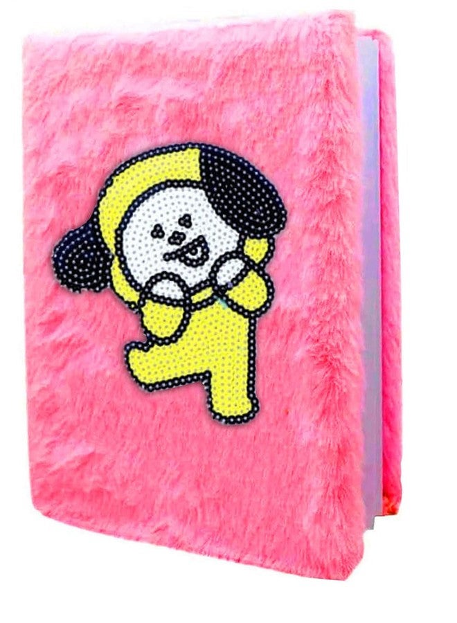 Neel® Unicorn Fur Diary Cute Soft Notebook A4 Size Kitty Diary for Girls with Both Side Ruled Paper Cat Diary with Eyes and Ears Personal Diary Approx. 160 Pages (PINK DIARY 1 PCS) - Image 5