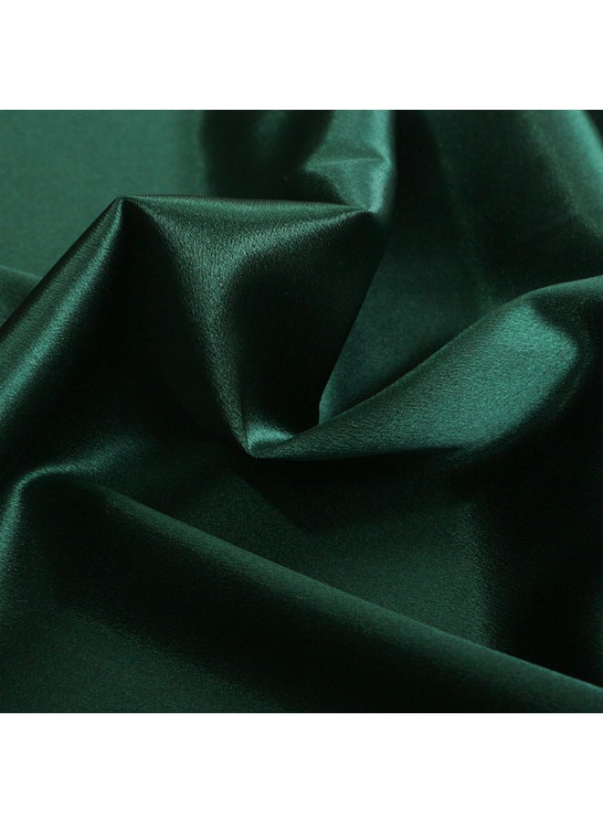 Generic Double-sided Crystal Satin Solid Color Photo Background Cloth Ins Style Jewelry Cosmetics Nail Art Shooting Decorative Props Photography-Body Color:Crystal Satin Retro Green 75*100cm