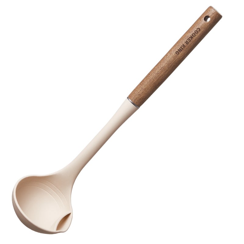 Cooker King Antibacterial Silicone Soup Spoon