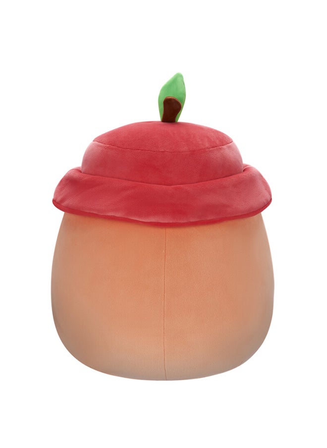 Squishmallows Medium Plush 12 inch Orion Orange Slice with Red Bucket Hat Officially Licensed Kellytoy Plush Toy Colorful Soft Gift for Kids Girls & Boys Washable Squishy Stuff Toy Multicolor All Age  - Image 2