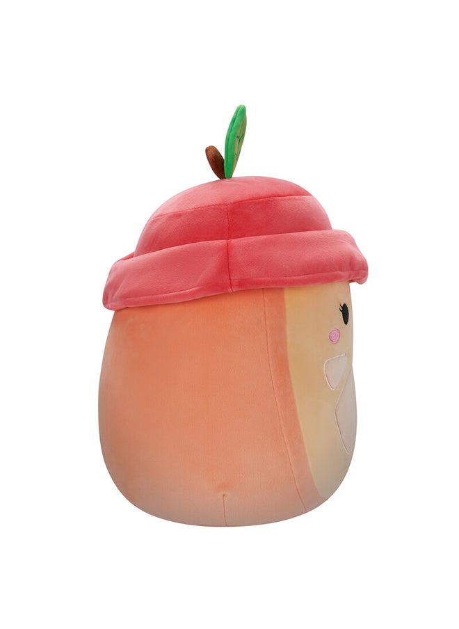 Squishmallows Medium Plush 12 inch Orion Orange Slice with Red Bucket Hat Officially Licensed Kellytoy Plush Toy Colorful Soft Gift for Kids Girls & Boys Washable Squishy Stuff Toy Multicolor All Age  - Image 3
