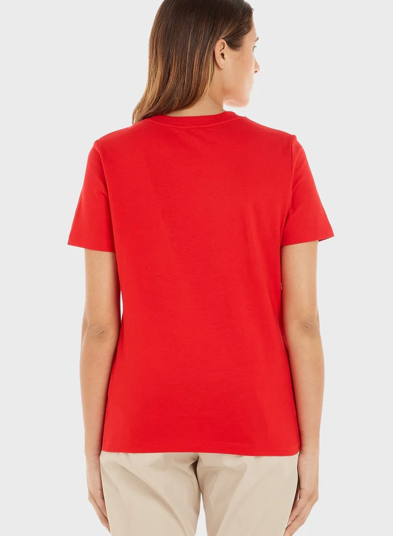 TOMMY HILFIGER Graphic Crew Neck T-Shirt