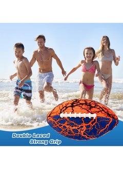 Jasonwell Pool Beach Water Football - 2 Pack Waterproof Football Strong Grip Fun Water Toys Games For Swimming Pool Beach Lake Park Backyard Outdoor Play For Kids Children Teens Adults Family  - Image 1