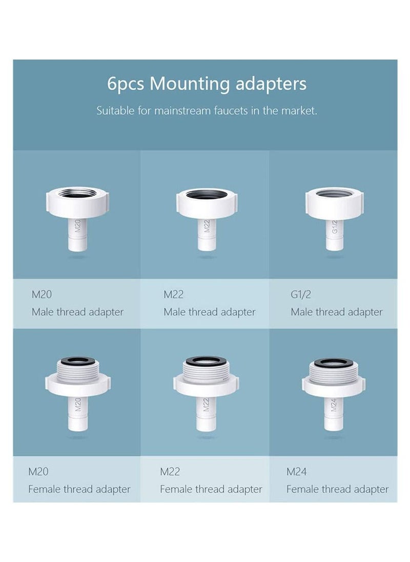 Lydsto - Lydsto Automatic Water Saver Tap Intelligent Infrared Induction Water Faucet Touchless Dual Sensor Easy Installation Anti Overflow Rechargeable Water Saving Device - White - Image 1