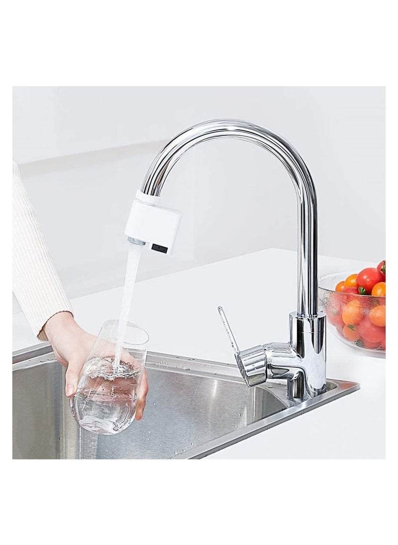 Lydsto - Lydsto Automatic Water Saver Tap Intelligent Infrared Induction Water Faucet Touchless Dual Sensor Easy Installation Anti Overflow Rechargeable Water Saving Device - White - Image 1