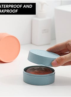 Excefore 4 Pcs Travel Soap Box Holder Case Container, Portable Leak Proof Soap Dish with Lid - Perfect for Shower, Bathroom, Kitchen, Camping, Gym (2 Small + 2 Large)  - Image 3