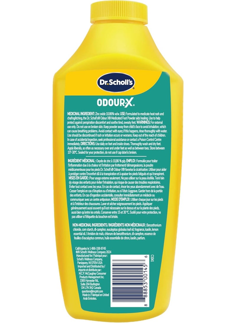 Dr. Scholl's Odour Destroyers Medicated Foot Powder 311 g - Image 2