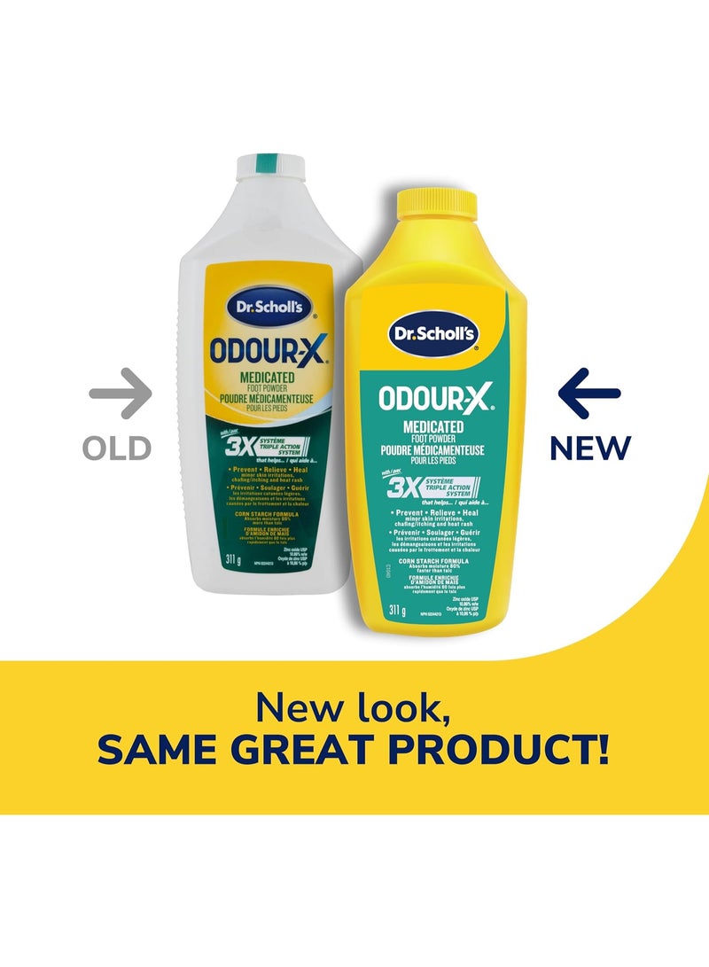 Dr. Scholl's Odour Destroyers Medicated Foot Powder 311 g - Image 3