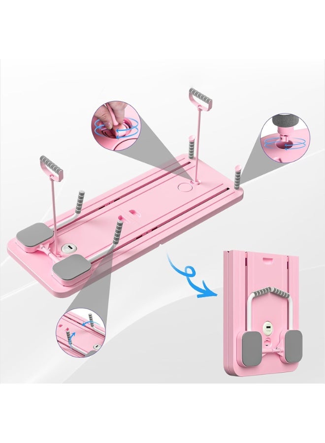 إي تي جي لوح بيلاتيس ETG - مجموعة إصلاح بيلاتيس 2024، لوح إصلاح بيلاتيس متعدد الاستخدامات قابل للطي للاستخدام المنزلي، لوح انزلاقي 5 في 1 - Image 5