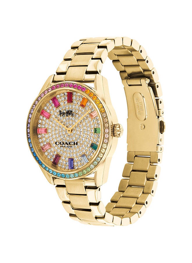 COACH - Women's Analog Round Stainless Steel Wrist Watch 14503657 - 36 mm - Image 1